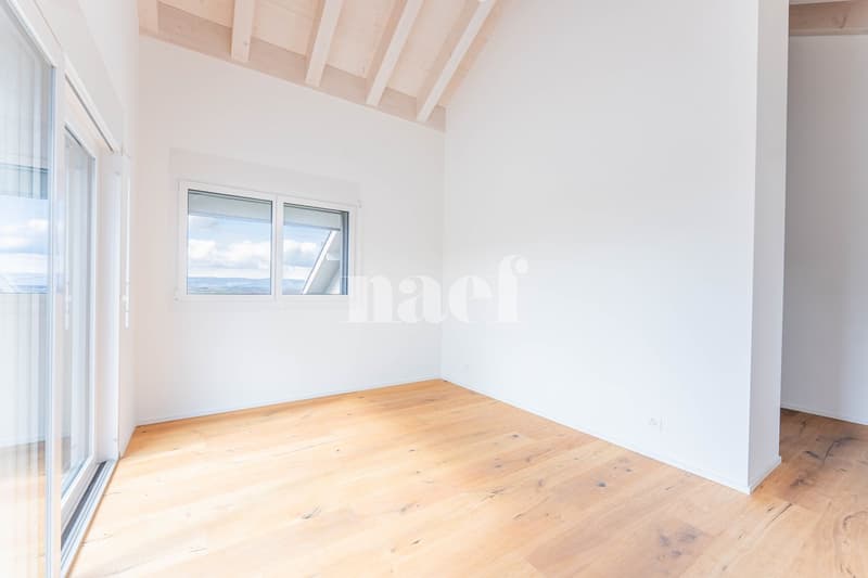 Appartement neuf de 5.5 pièces duplex avec grande terrasse et balcon à vendre à Prévonloup (6)