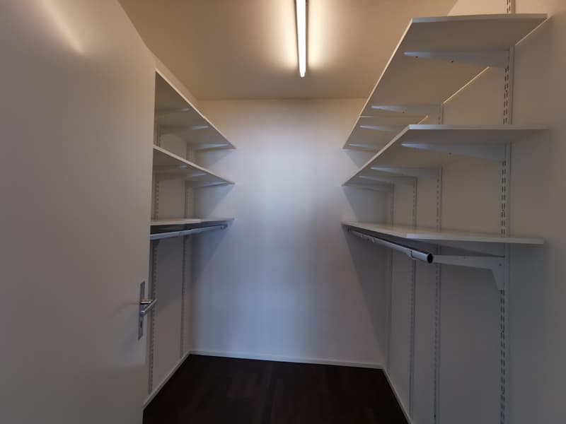 Reduit im Schlafzimmer