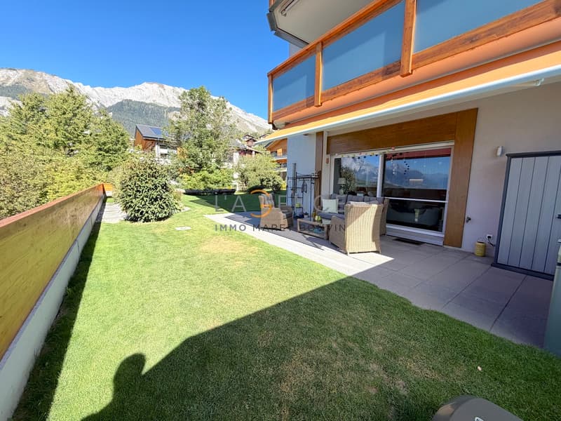 Arbaz - Un rez-de-jardin généreux face aux Alpes valaisannes (6)
