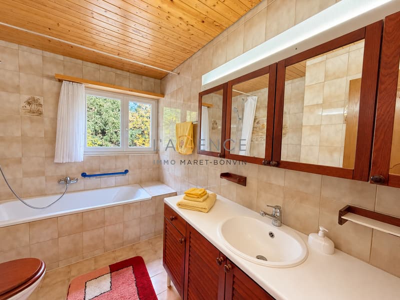 L'ELEGANCE D'UN GRAND CHALET PRIVE FACE AUX ALPES (12)