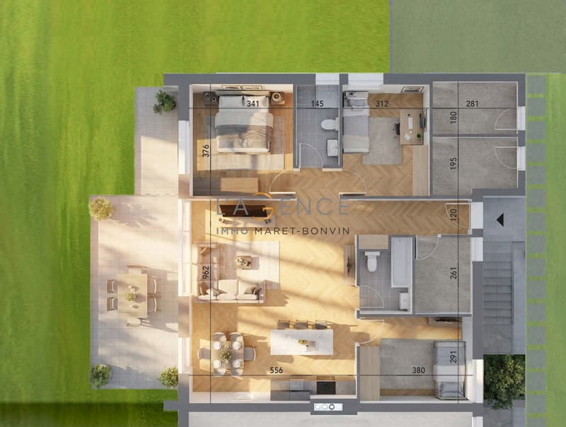 APPARTEMENT DE 4,5 PCES NEW PROMOTION - LE VIGNOBLE DE L'ARCHE (4)