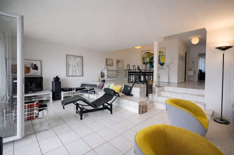 Magnificent 3.5-room apartment, panoramic view of Lake Geneva in Clarens. Garage included (4)