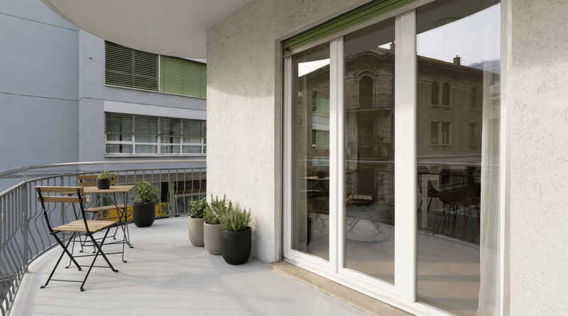CHIASSO 3.5 loc. ARREDATO Pigione CHF 1'150 (7)