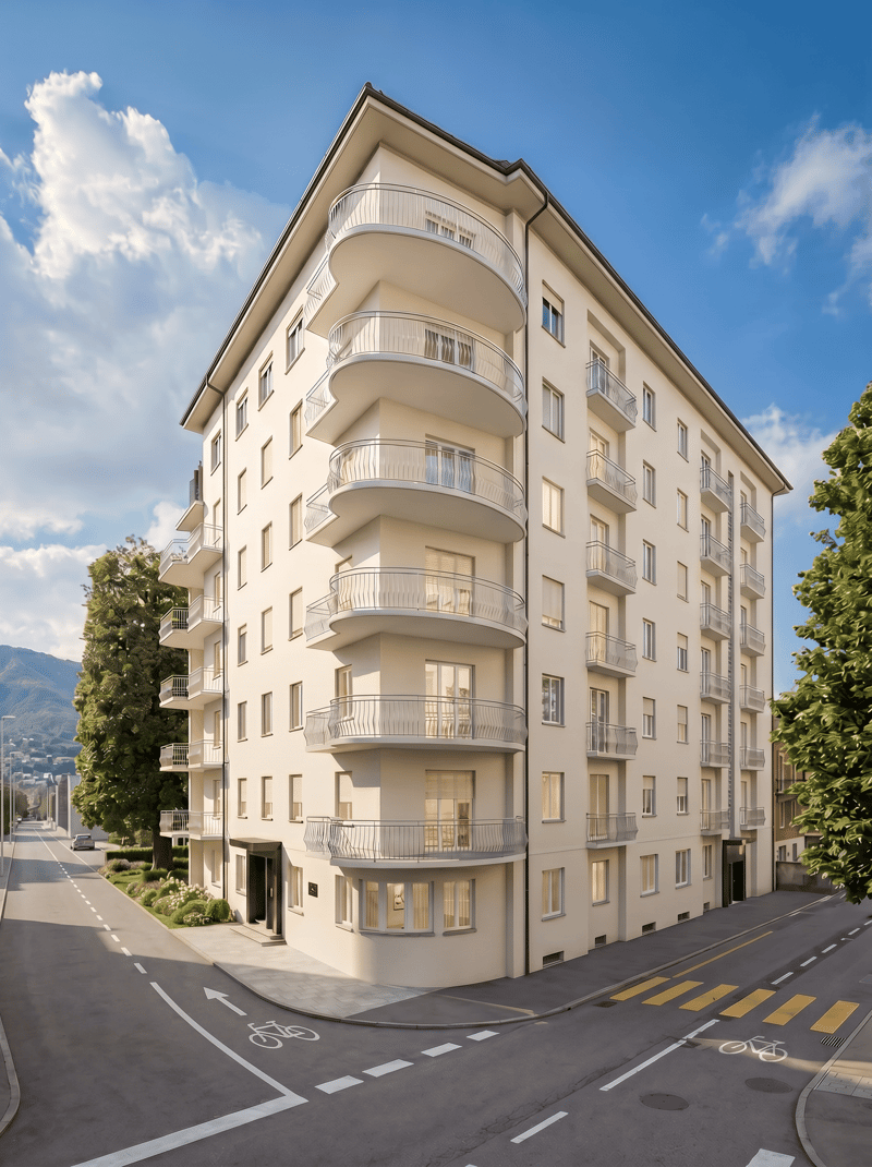 CHIASSO 3.5 pièces MEUBLÉ Loyer CHF 1'150 (8)