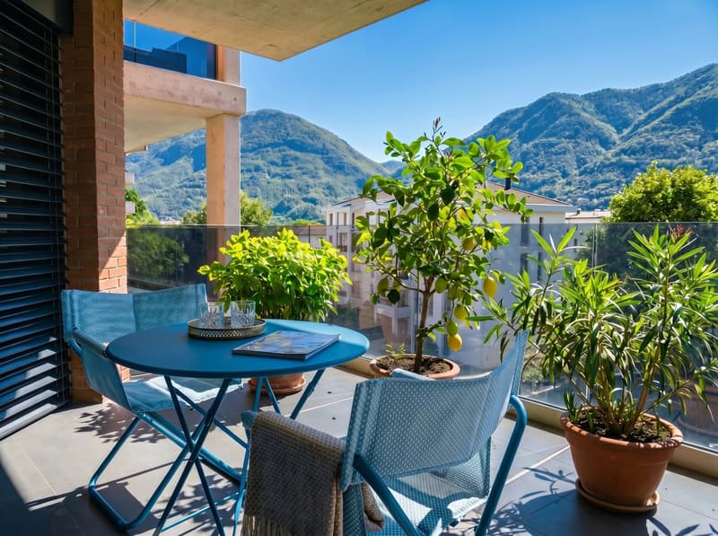 LUGANO-MASSAGNO | Modernes 2.5-Zimmer-Wohnung (5)