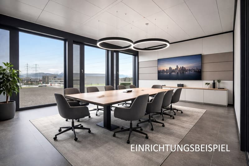Espaces de bureau frontaliers dans un bâtiment neuf moderne (7)