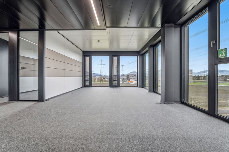 Espaces de bureau frontaliers dans un bâtiment neuf moderne (4)