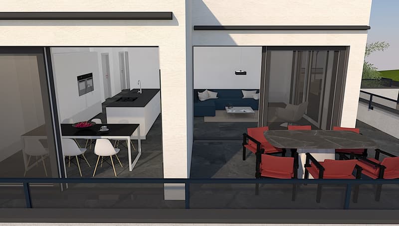 4.5 rooms 1st floor with 88 m2 balcony (5)
