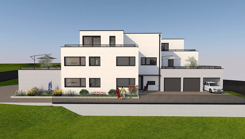 4.5 rooms 1st floor with 88 m2 balcony (4)