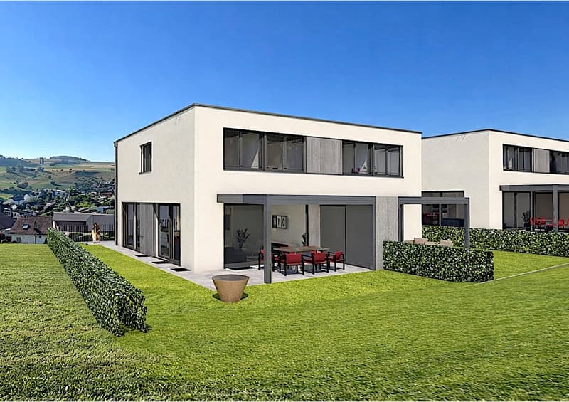 5.5-Room Semi-Detached House House B1 Niederdorf (2)