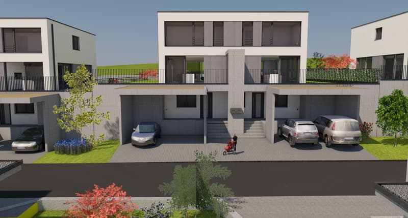 5.5-Room Semi-Detached House House C1 & C2 Niederdorf (1)