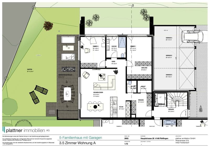 3.5 Zimmer EG-Wohnung mit 112m2 Landanteil/ 35m2 deckter Sitzplatz (7)