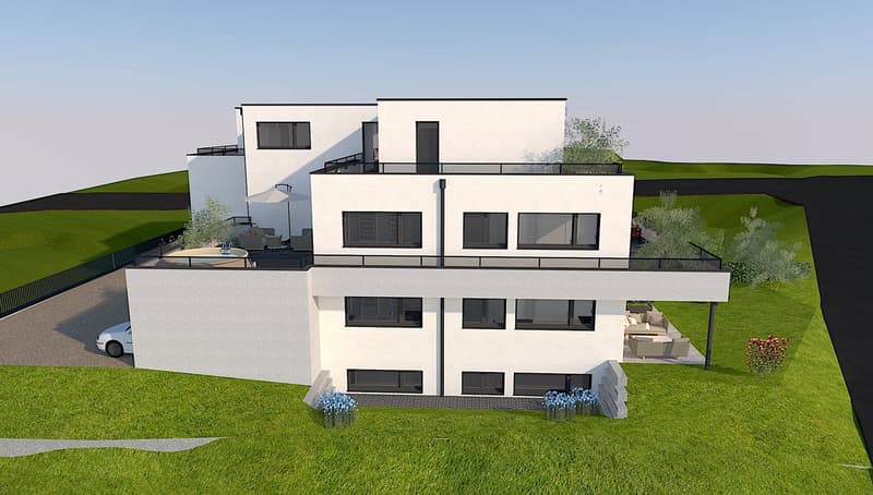 3.5 Zimmer EG-Wohnung mit 112m2 Landanteil/ 35m2 deckter Sitzplatz (4)