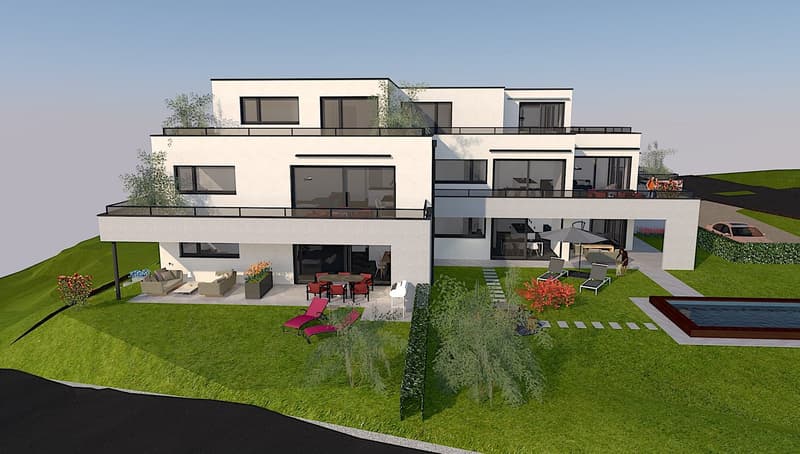 4.5 Zimmer Erdgeschosswohnung mit 412m2 Landanteil (4)