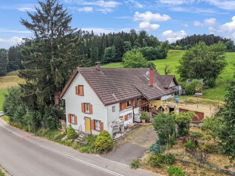 Casa colonica affascinante con due unità abitative in una posizione idilliaca e isolata a Oberwangen (Dussnang) (5)