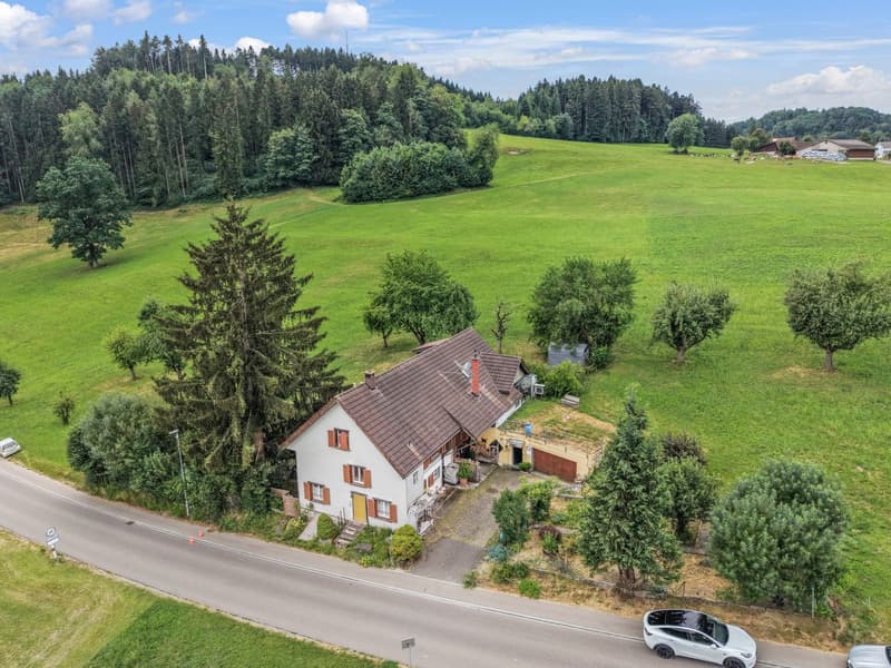 Casa colonica affascinante con due unità abitative in una posizione idilliaca e isolata a Oberwangen (Dussnang) (3)