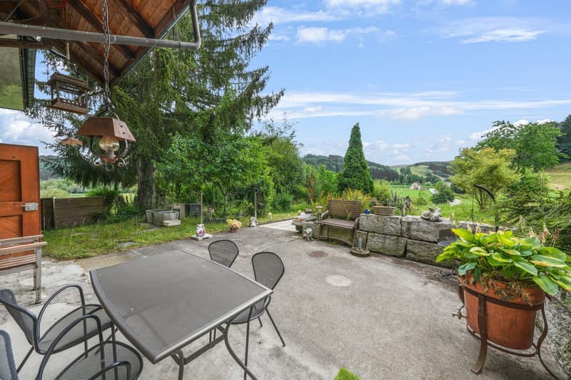 Casa colonica affascinante con due unità abitative in una posizione idilliaca e isolata a Oberwangen (Dussnang) (11)