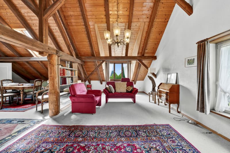 Casa colonica affascinante con due unità abitative in una posizione idilliaca e isolata a Oberwangen (Dussnang) (26)