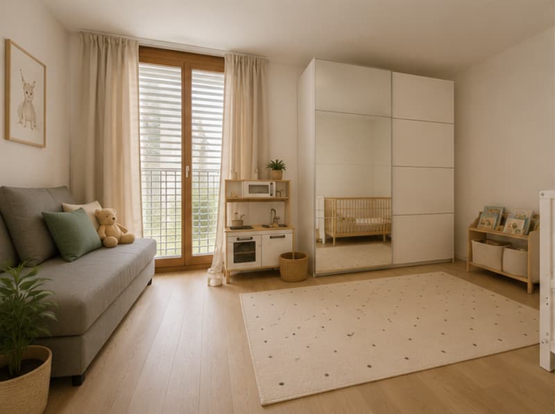 Chambre enfants de 14m2