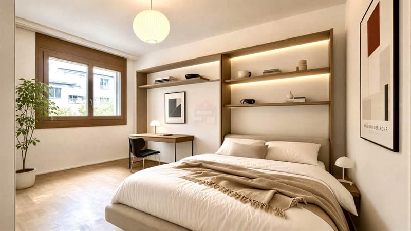 Beautiful 4-room apartment with large terrace in the heart of the Celliers in Satigny (3)