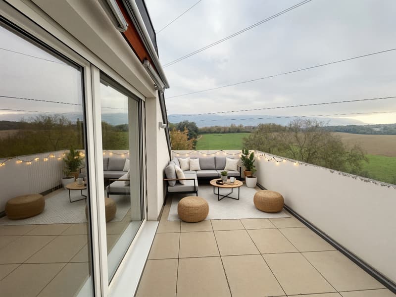 Dachgeschoss mit 3 Zimmern, 91m2 Wfl, ruhig und mit freier Sicht (7)