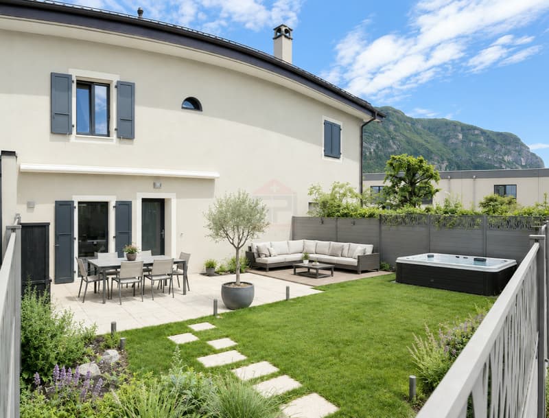 Charming Contiguous Villa of 6 rooms in a renovated old farmhouse in Veyrier (1)
