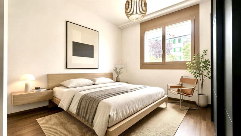 Beautiful 4-room apartment with 90 m² and large terrace in the heart of the Celliers in Satigny (4)