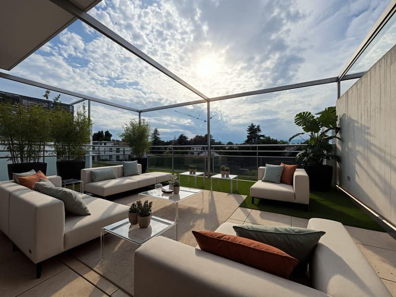 Prestigieux duplex de 170 m² PPE en attique avec terrasse spectaculaire (1)