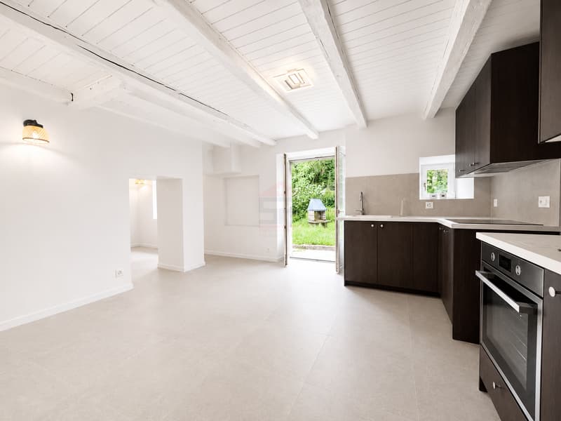 Außergewöhnliches Triplex mit Charakter in Meinier (1)