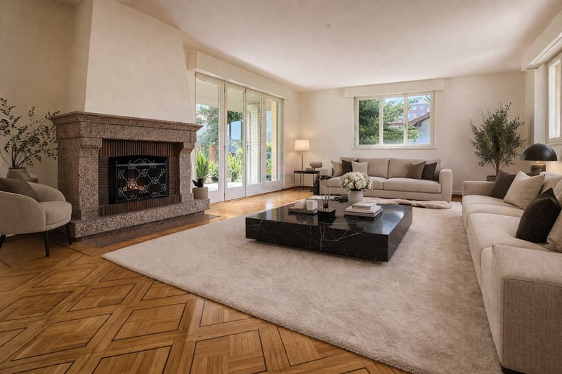 Elegant individual villa with spacious rooms on a tree-lined plot of 1'088 m² (4)