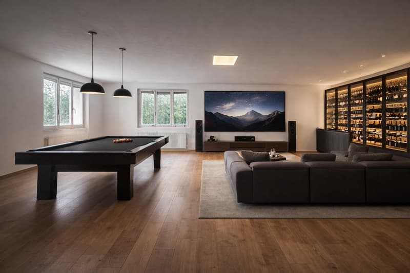 Elegant individual villa with spacious volumes on a 1'088 m² wooded plot (12)