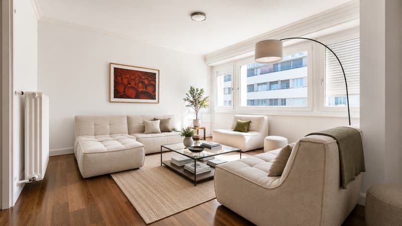 Champel | Elegant 4-room apartment on a high floor with unobstructed views and rental income (4)