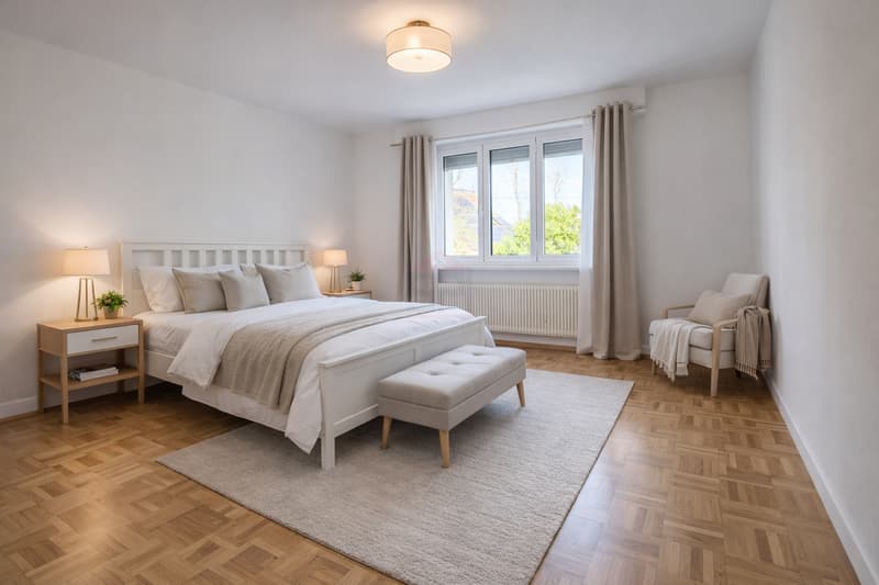 Elegant family villa with large flat garden and high potential in Founex (9)