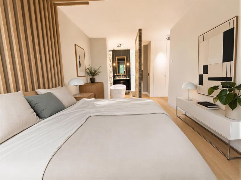 Außergewöhnliche 4-Zimmer-Wohnung mit wunderschöner Terrasse in Chêne-Bougeries (4)