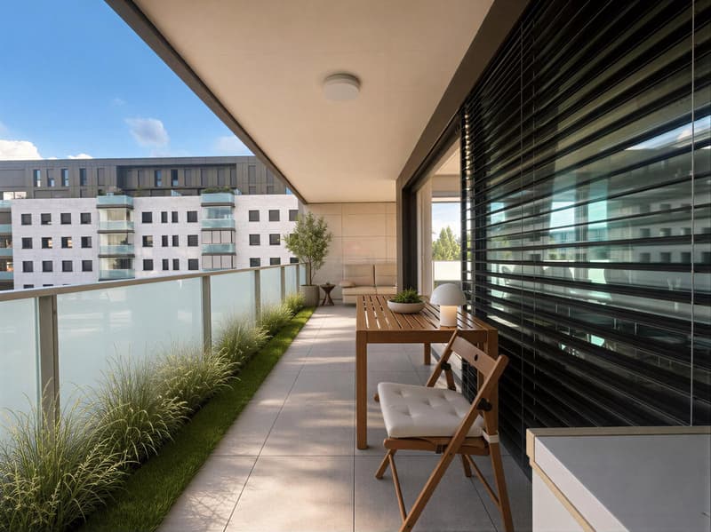 Helles Appartement mit großer Terrasse im Herzen von La Gradelle (3)