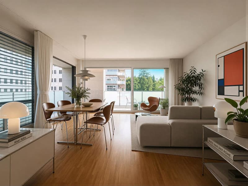 Helles Appartement mit großer Terrasse im Herzen von La Gradelle (2)