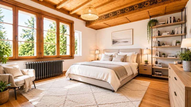 Einzelhaus mit Charakter - Freiblick auf den Salève, großes Volumen und großes Potenzial für Umbauten. (9)