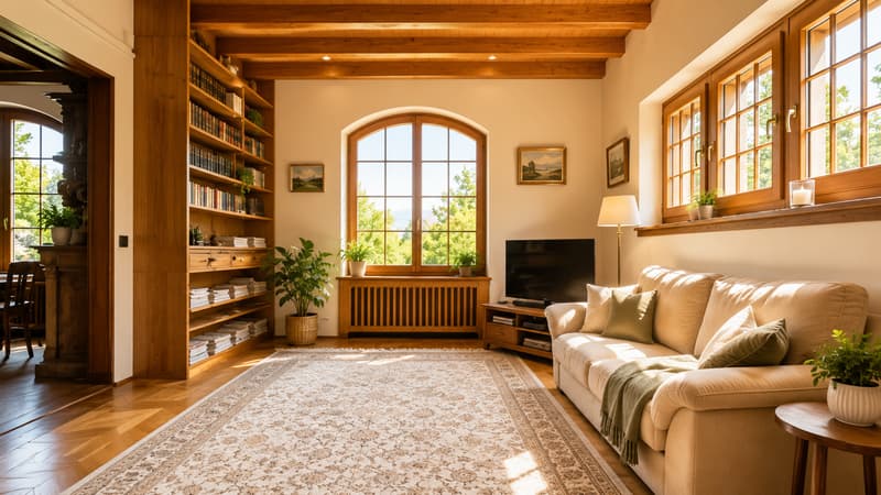 Einzelhaus mit Charakter - Freiblick auf den Salève, großes Volumen und großes Potenzial für Umbauten. (7)