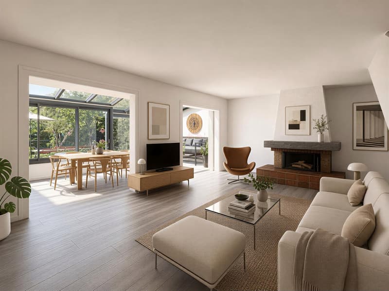 Magnificent semi-detached villa in a sought-after neighborhood of Vésenaz (1)