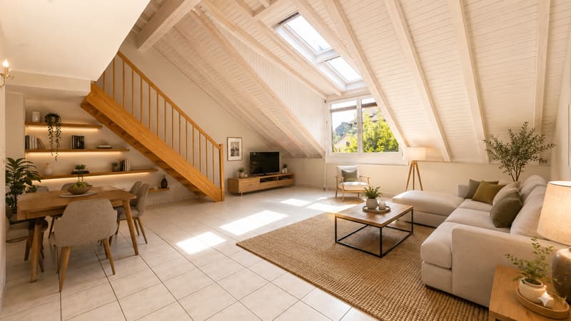 Rare à Plan-les-Ouates ? Duplex 6 pièces de 133m² avec jardin privatif (1)