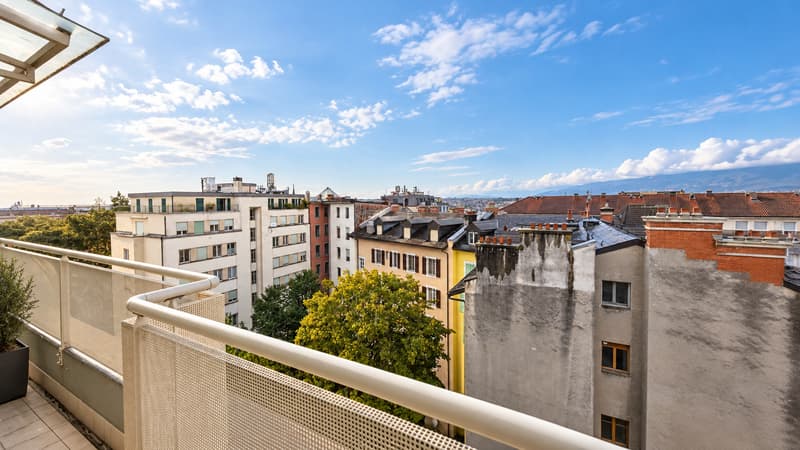 Dernier étage avec vue panoramique au coeur de Genève (1)