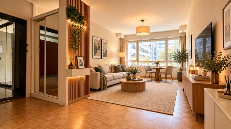 Charmant studio de 44 m², situé dans un endroit très recherché. (1)