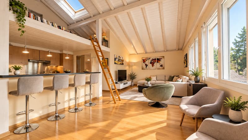 Magnifique appartement de 5 pièces aux volumes atypiques et à la luminosité exceptionnelle (1)