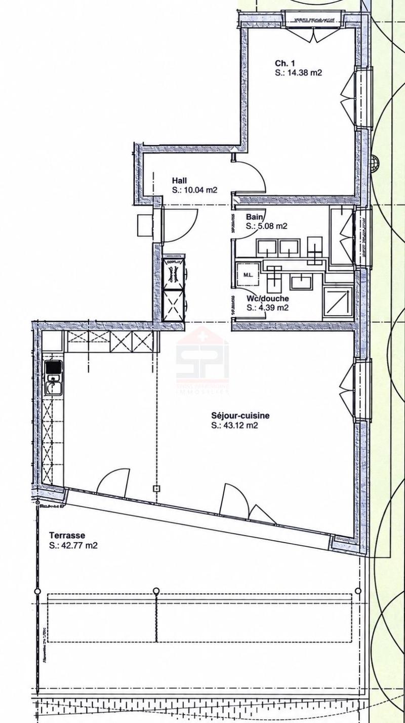 Satigny ? Appartement de 3 pièces de 96 m² PPE avec grande terrasse (8)