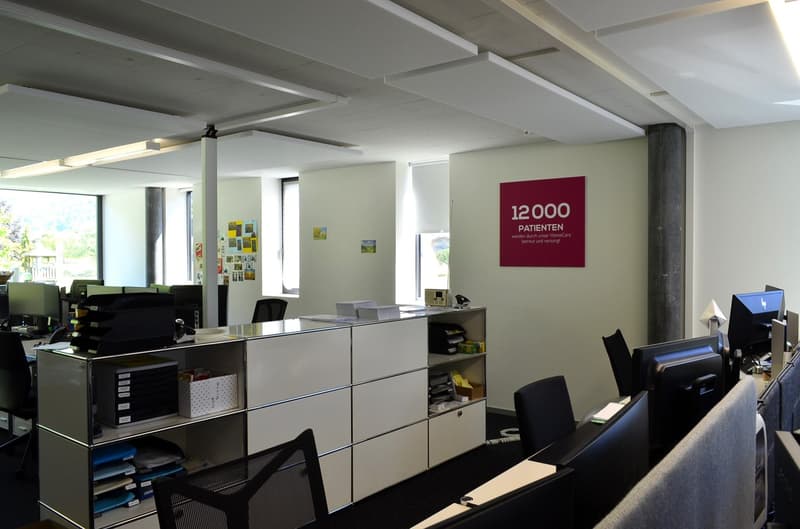 Büro West - Schallschutzdecke