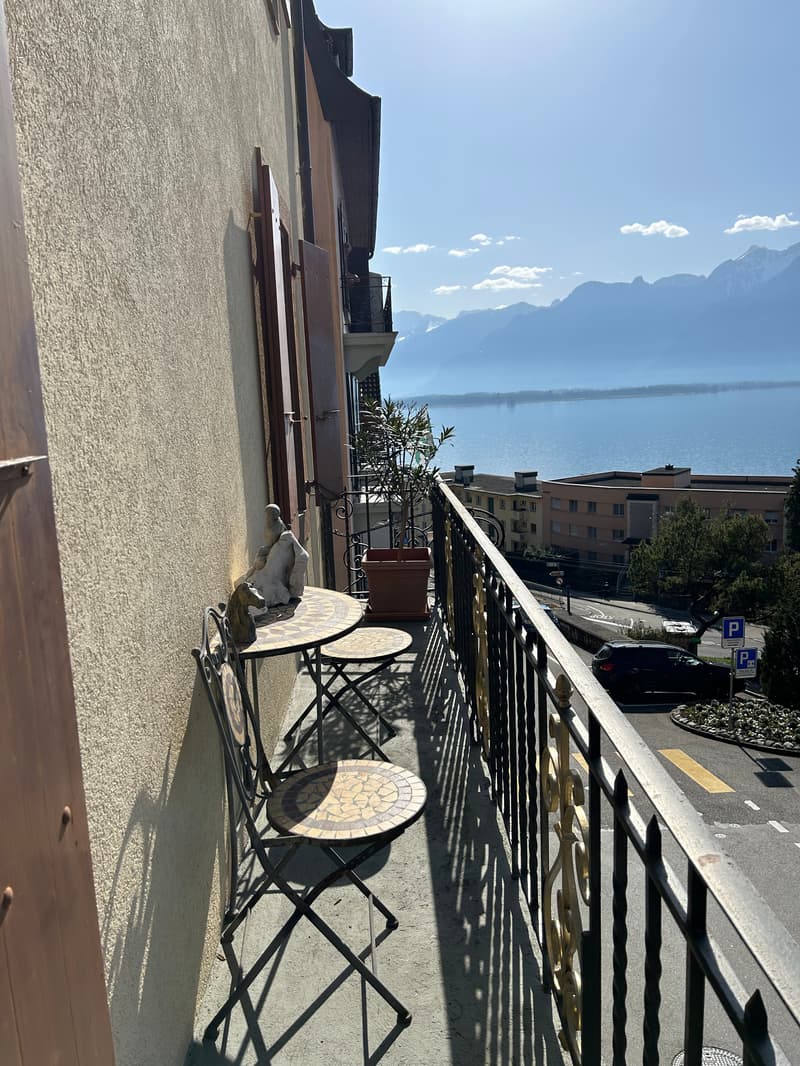 Rental building near Montreux with lake view – 3 apartments, gardens, terraces (7)