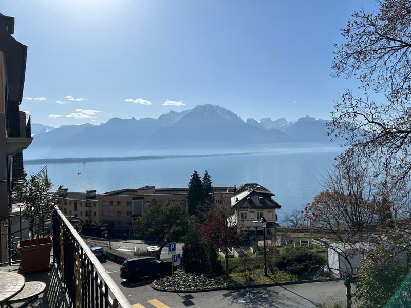 Rental building near Montreux with lake view – 3 apartments, gardens, terraces (8)