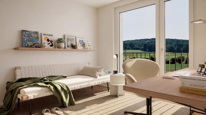 Appartement en propriété de 3,5 pièces dans un immeuble neuf avec vue panoramique à Lüterswil (Bucheggberg) (5)