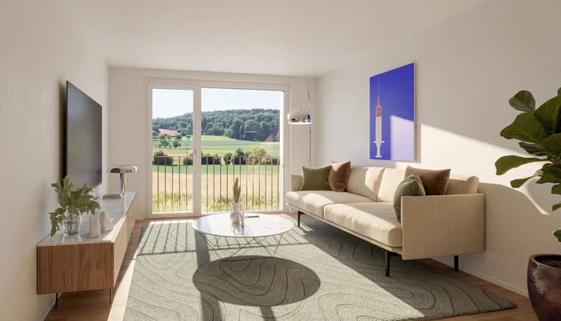 Appartement en propriété de 3,5 pièces dans un immeuble neuf avec vue panoramique à Lüterswil (Bucheggberg) (13)