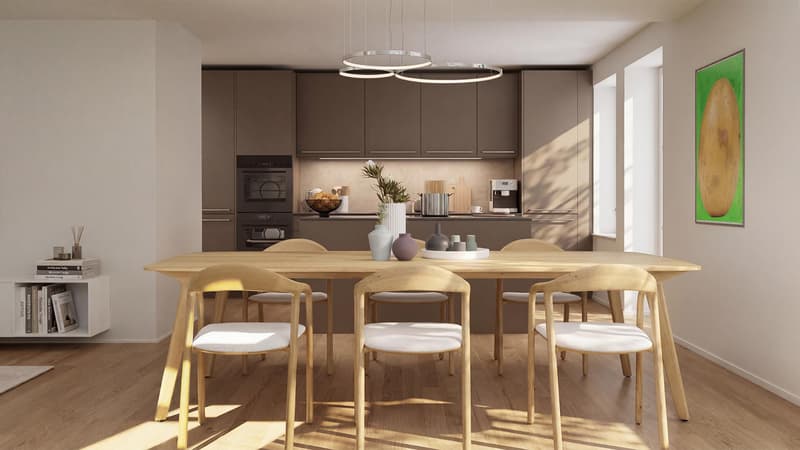 2.5-room renovation condominium with privacy in Lüterswil (Bucheggberg) (2)